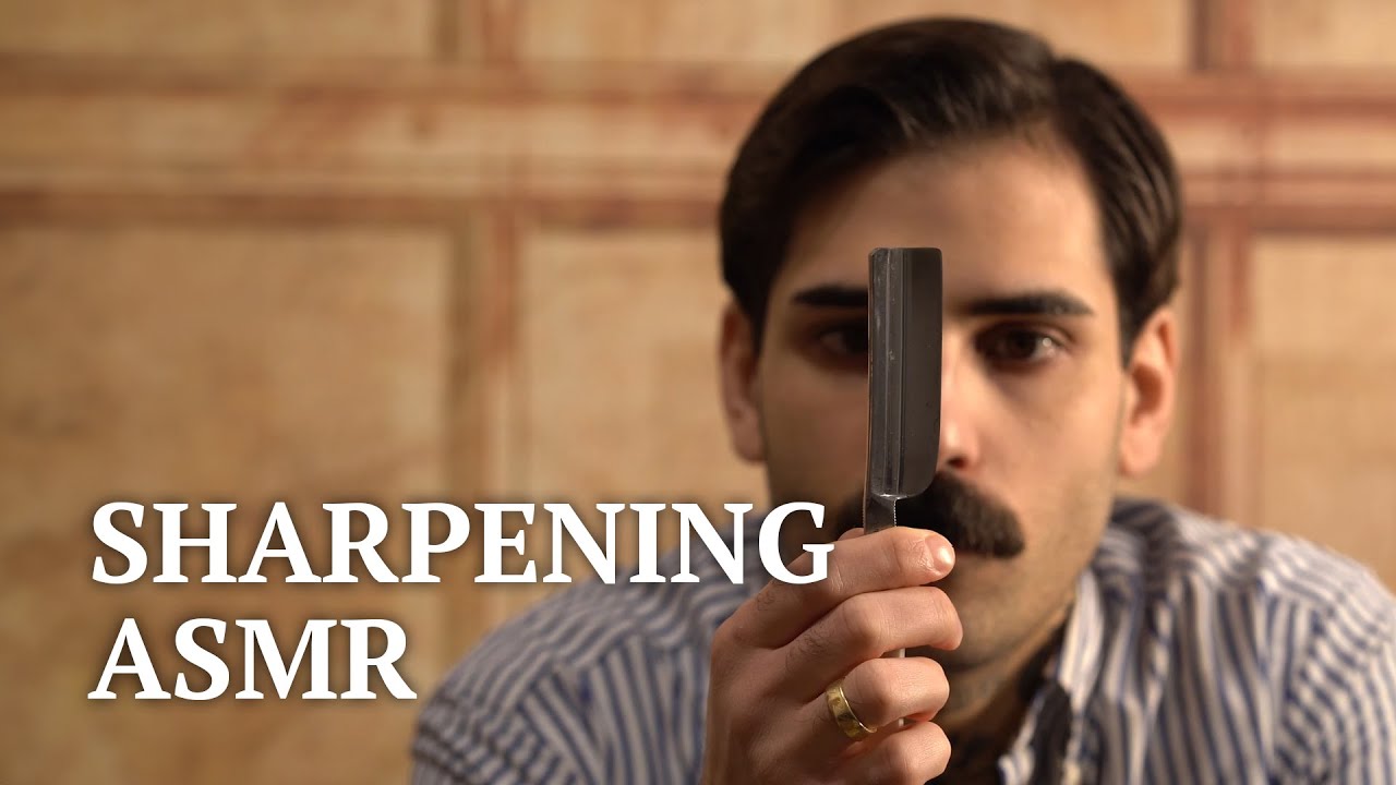 SHARPENING ASMR 💎 Affilatura rasoio