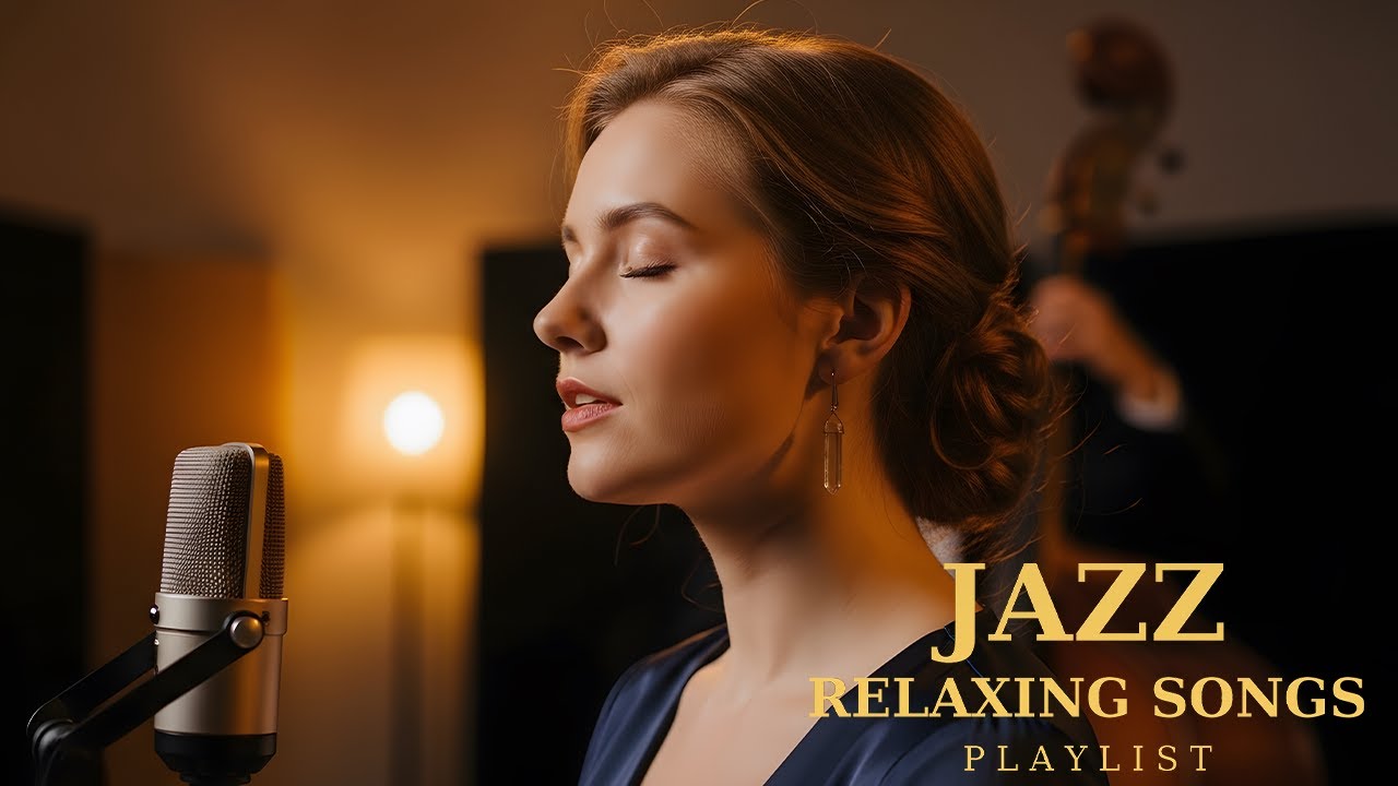 Slow Smooth Jazz with Soft Female Vocals   Night Lounge Jazz for Relaxed Evenings