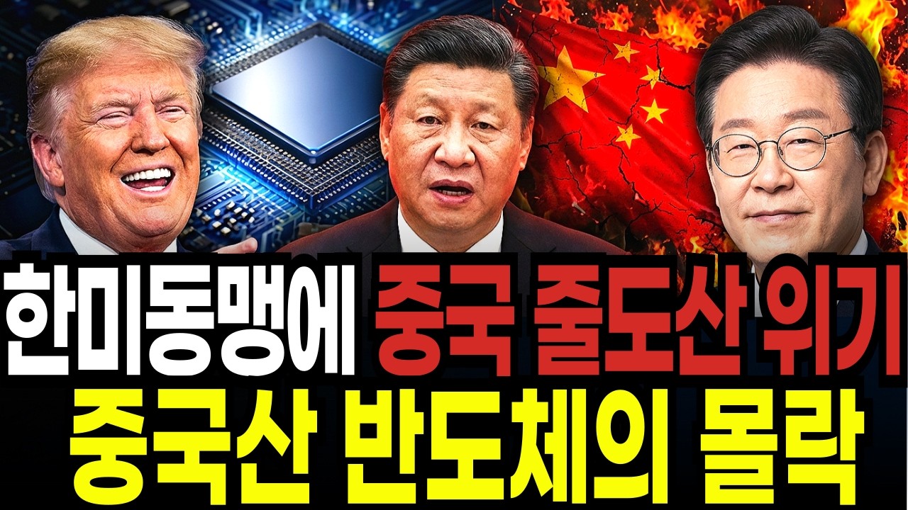 한미동맹에 줄도산 직면한 중국산 반도체의 몰락 시진핑 경악
