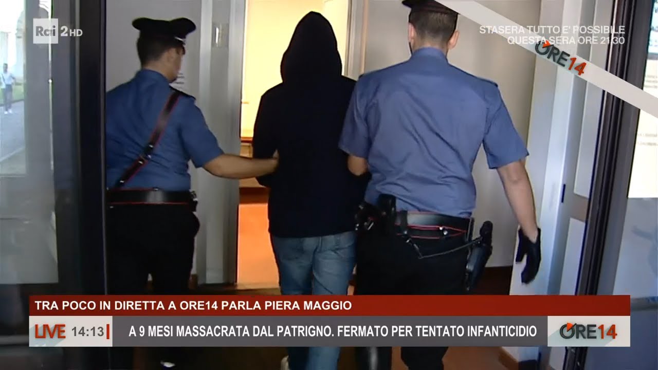 A 9 mesi massacrata dal patrigno: fermato per tentato infanticidio - Ore 14 - 03/10/2022