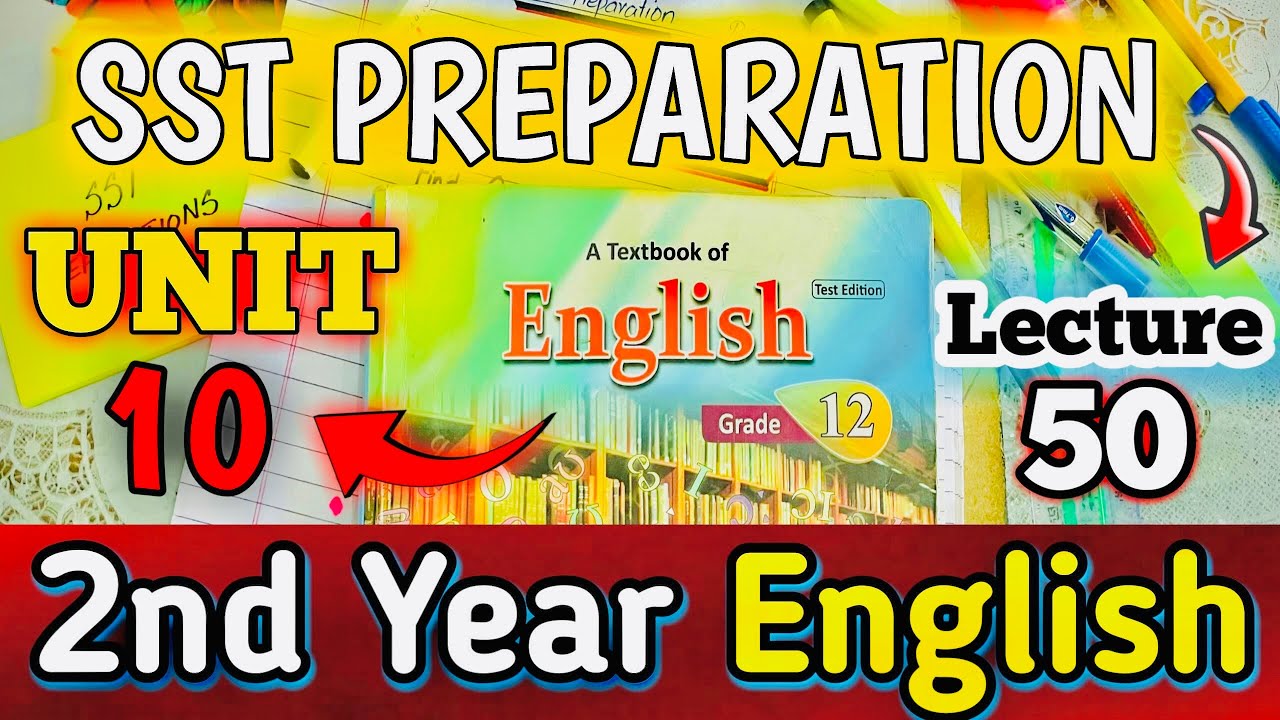 2nd year English | SST Preparation | Lecture 50