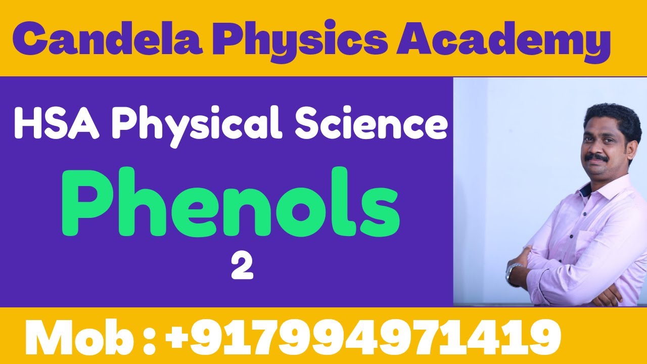 HSA physical science Online coaching|Phenols|classification of phenols|Kerala PSC|2