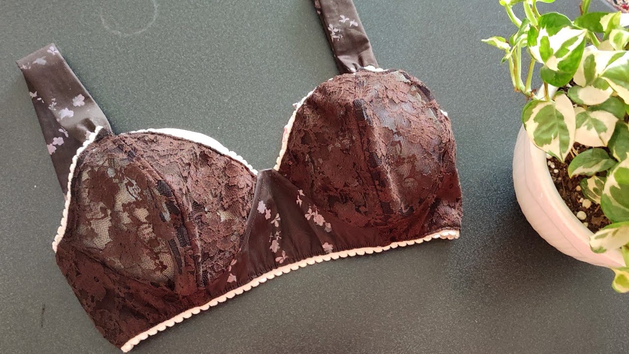 3 pcs bra , pattern & sweسوتین سه تکه با نکات کنترل)( الگو