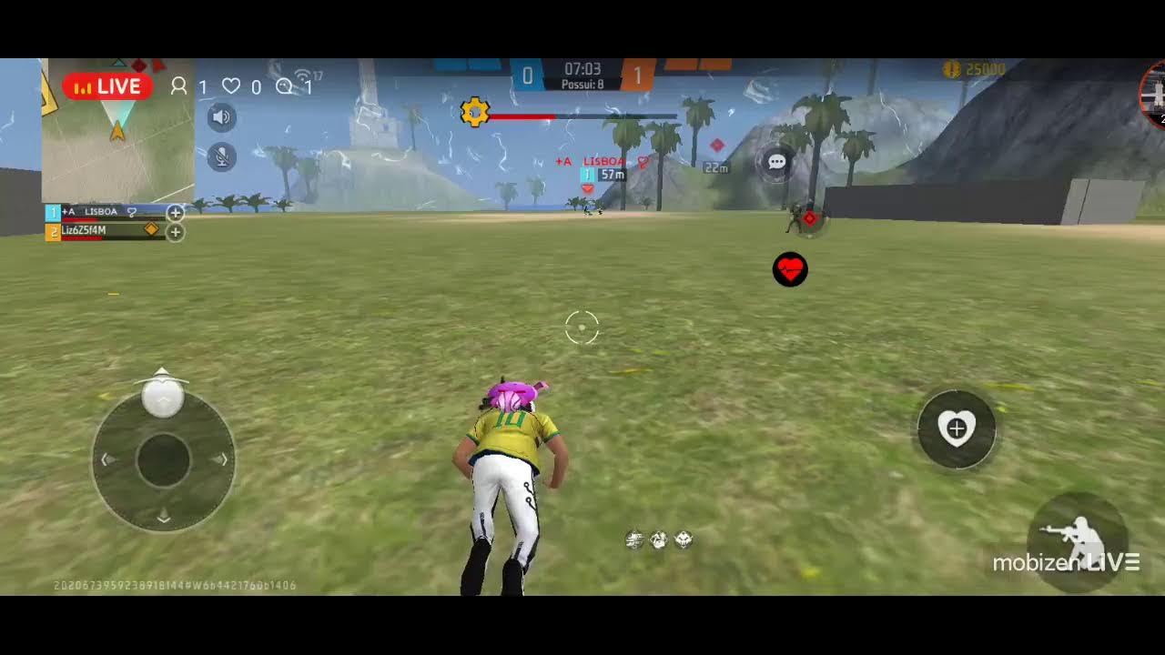 jogando  ff com inscritos