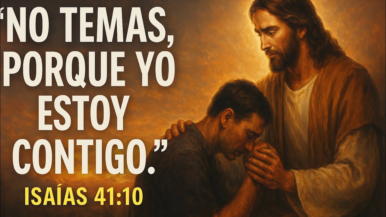 No temas, Dios está contigo – Isaías 41:10 te llenará de fuerza hoy