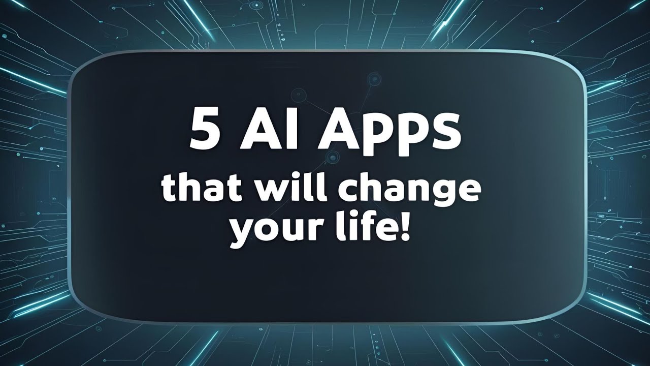 5 KI-Apps, die dein Leben revolutionieren werden 🚀🤖 &ndash; Kostenlos!