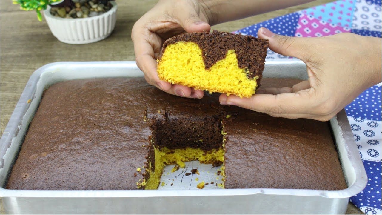 BOLO DE CENOURA MESCLADO