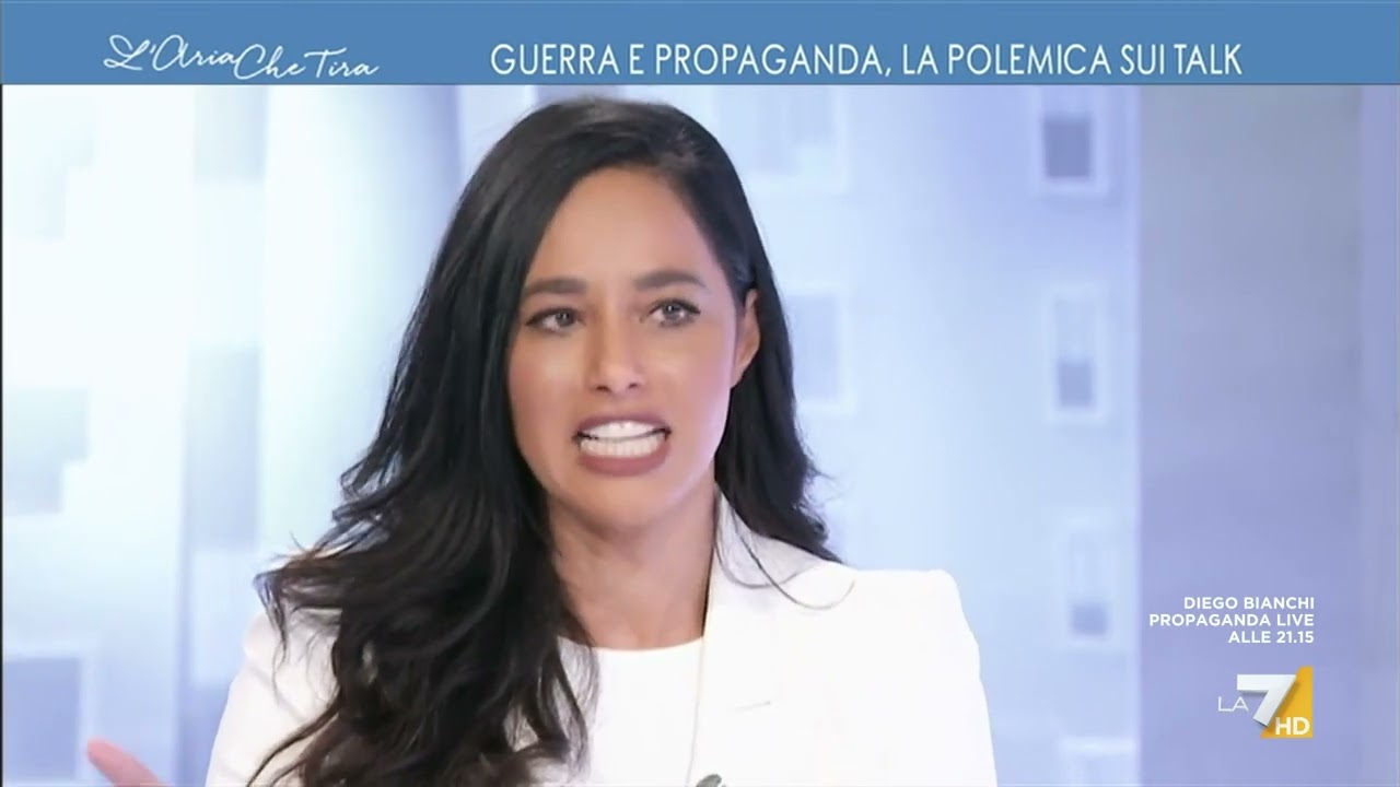 Rula Jebreal polemica con Michele Santoro: 