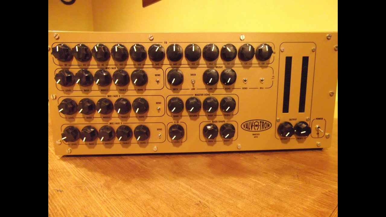Valvatron 2 way Reggae Preamp Mixer