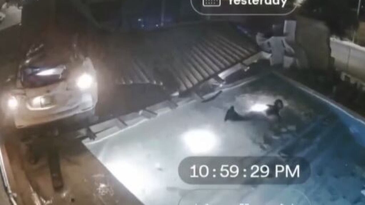 Driver in viral Laughlin backyard, pool crash officially charged