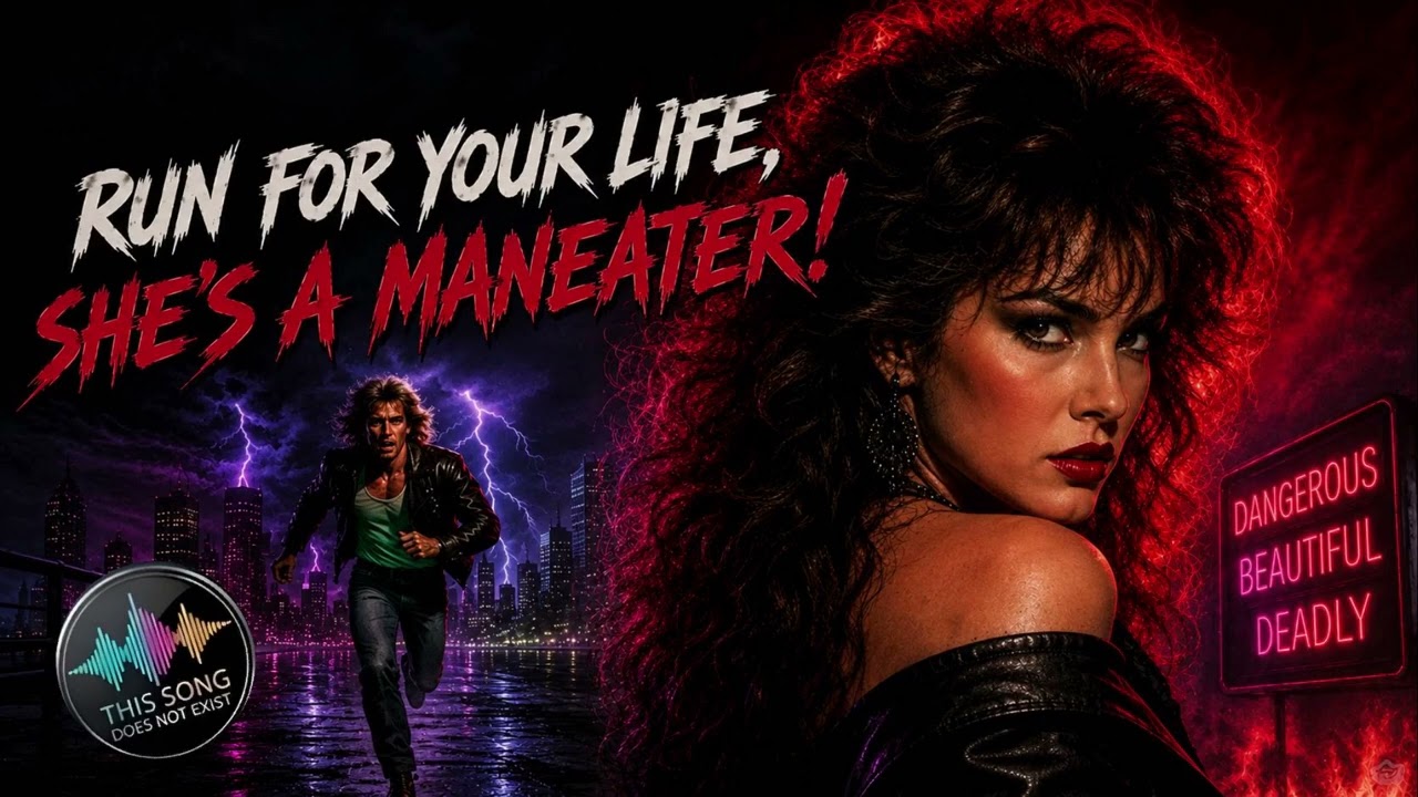 MANEATER - 1980s Melodic Rock / AOR Style (Original AI Song)