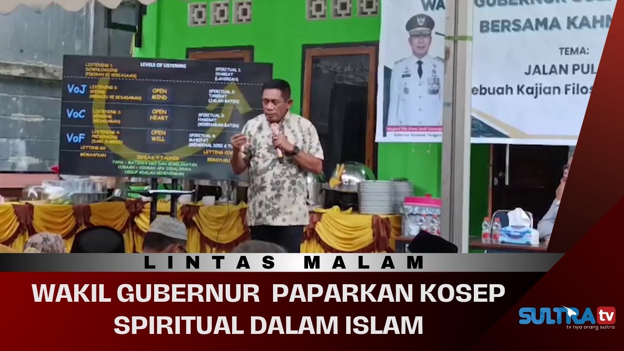 🔴LIVE LINTAS MALAM : WAKIL GUBERNUR  PAPARKAN KOSEP SPIRITUAL DALAM ISLAM. 21/02/2026