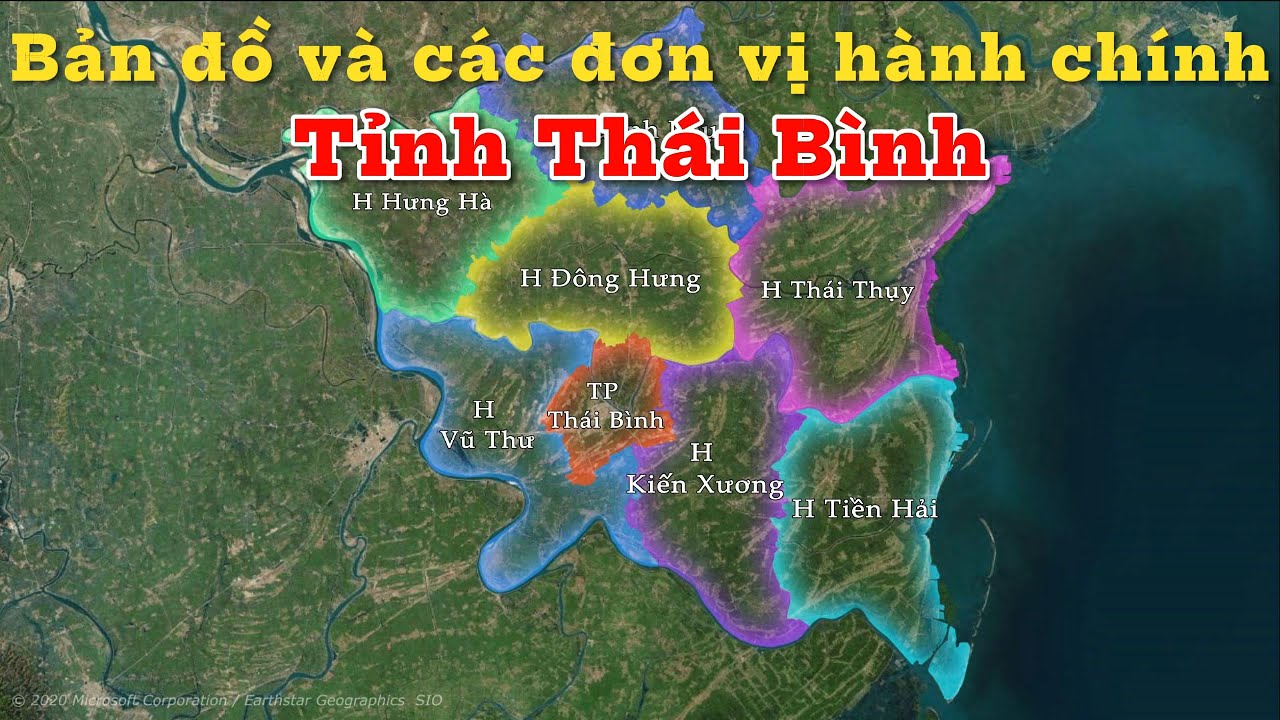 Tỉnh THÁI BÌNH - Chi tiết các huyện, thành phố
