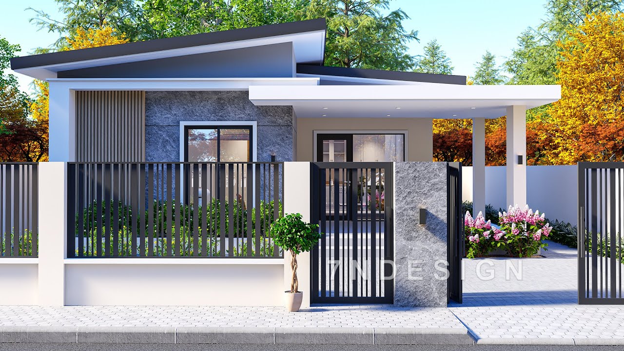8 x 12 Meters Small House | Beautiful and Modern House (Dream House)