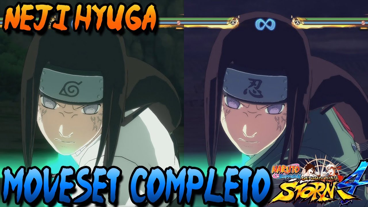 Naruto Storm 4: Neji Hyuga Moveset Completo