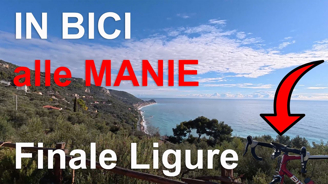 In bici alle Manie di Finale Ligure