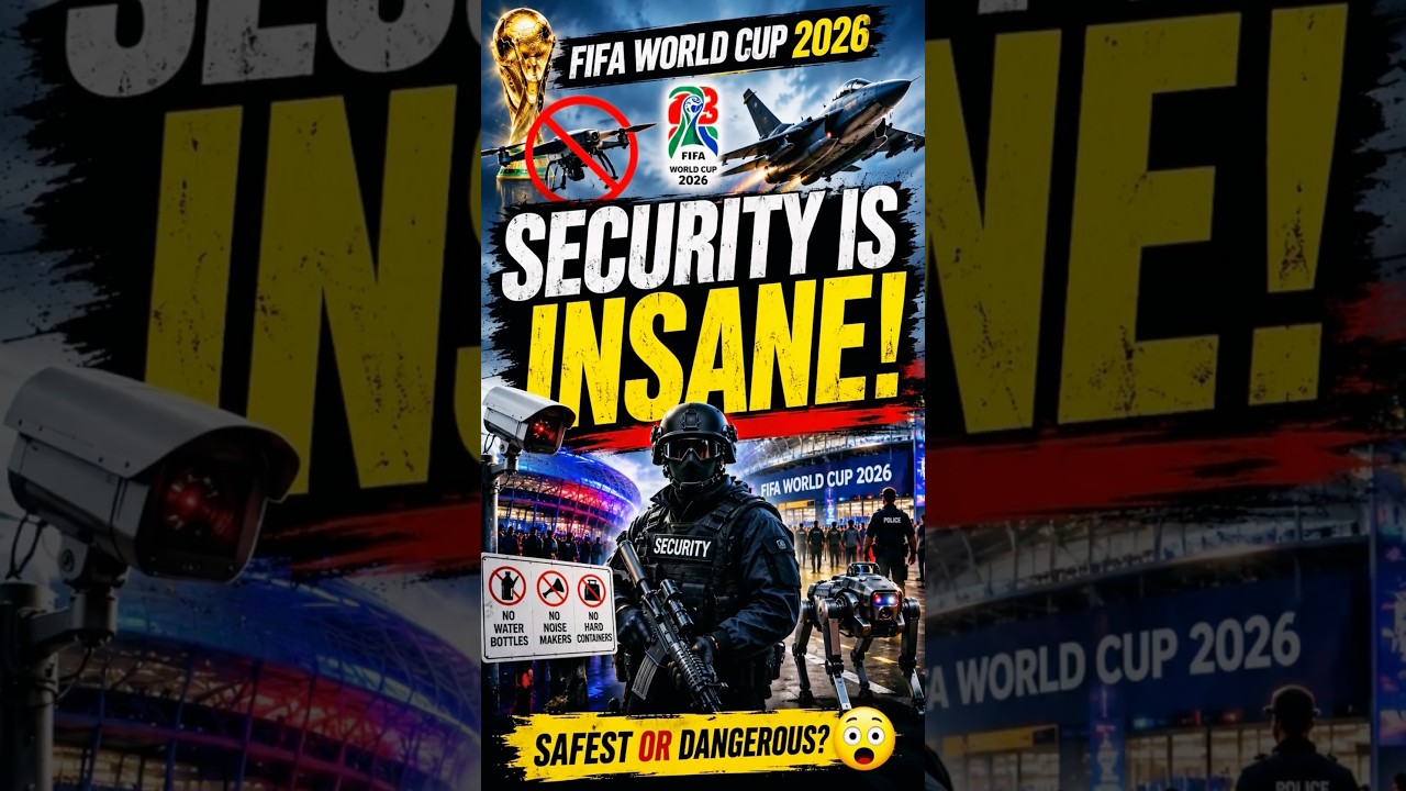 🚨 2026 FIFA World Cup Security Is INSANE! 😳 Fighter Jets, Robot Dogs & AI at the World Cup?!