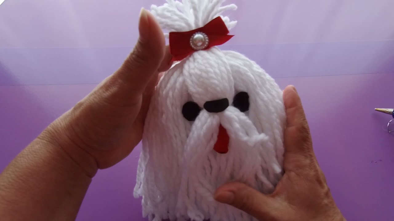 Cómo hacer un perro de lana / How to make a wool dog 💚 MIRA MIRA