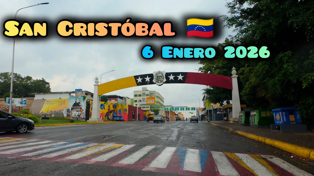 6 de Enero 2026 #SanCristóbal Al medio día 12m.#Táchira #Venezuela 🇻🇪 #Roadtrip