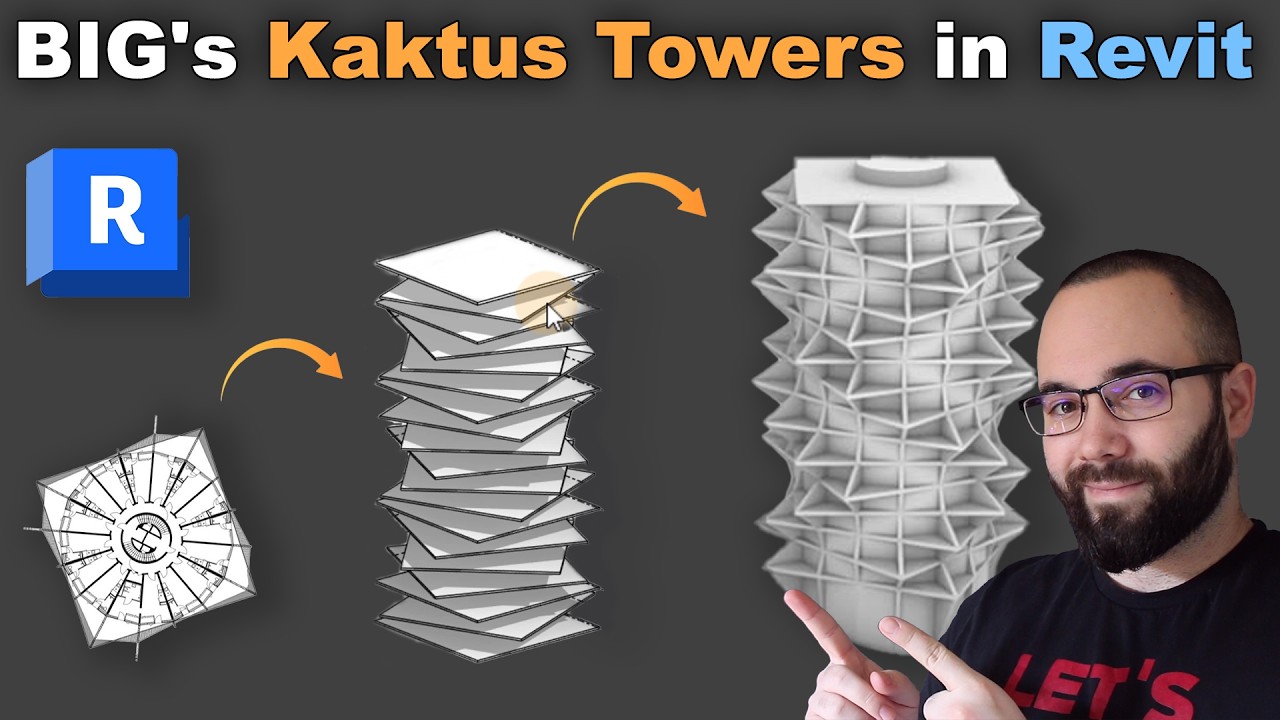 BIG's Kaktus Tower in Revit Tutorial