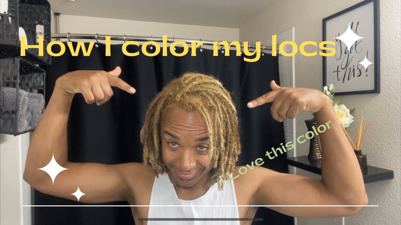 INCREDIBLE RESULTS | How I Dye My Locs Blonde | Loc Dye Routine | My Loc Journey   HD 1080p