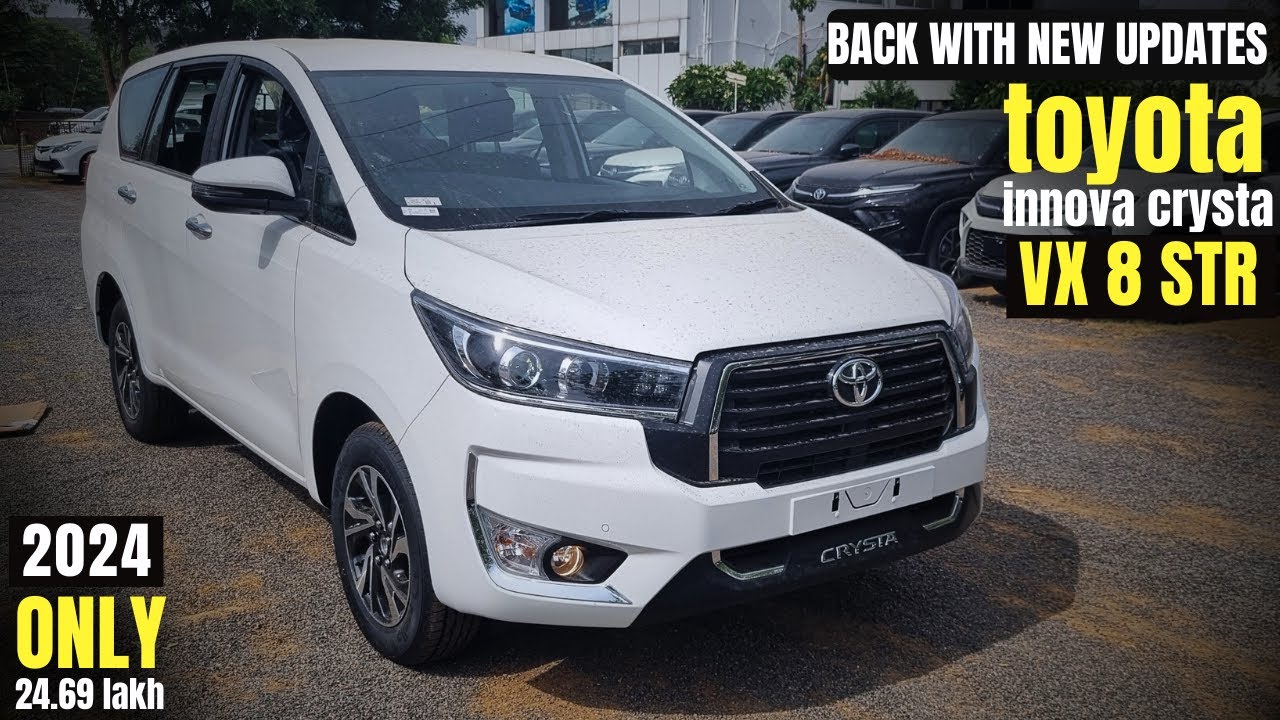 2024 toyota innova crysta VX 8 Seater ₹ 24.6 Lakh | Full Review | Interior and Exterior
