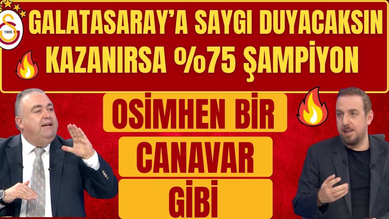 GALATASARAY'A SAYGI DUYACAKSIN BEŞİKTAŞ'I YENERSE ŞAMPİYON