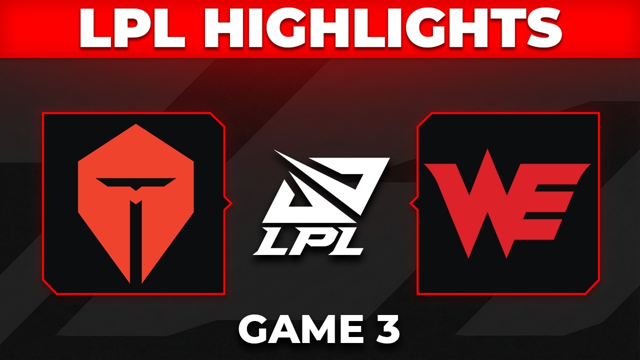 TES vs WE Highlights Game 3 | LPL 2026 Split 1 Play-In Round 1 | Top Esports vs Team WE