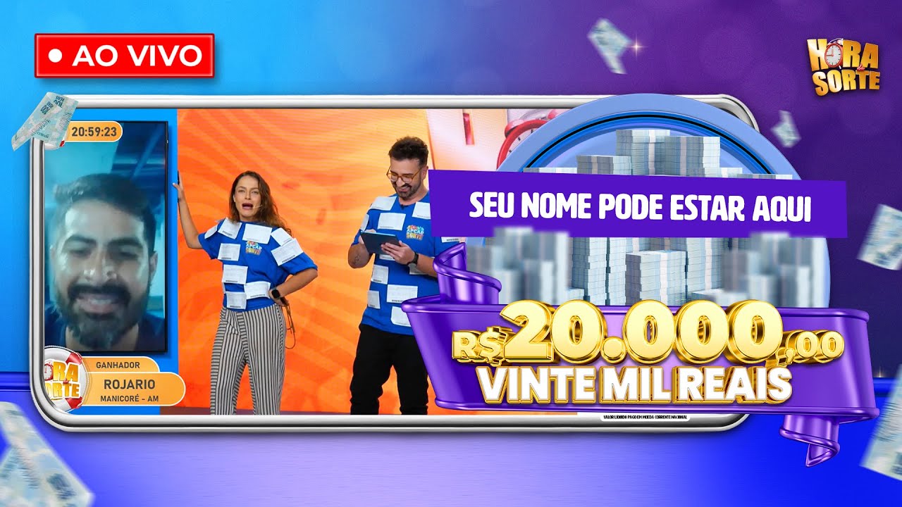 Hora Da Sorte 🍀  | Resultado dos sorteios 20/01/2026 - Ao Vivo
