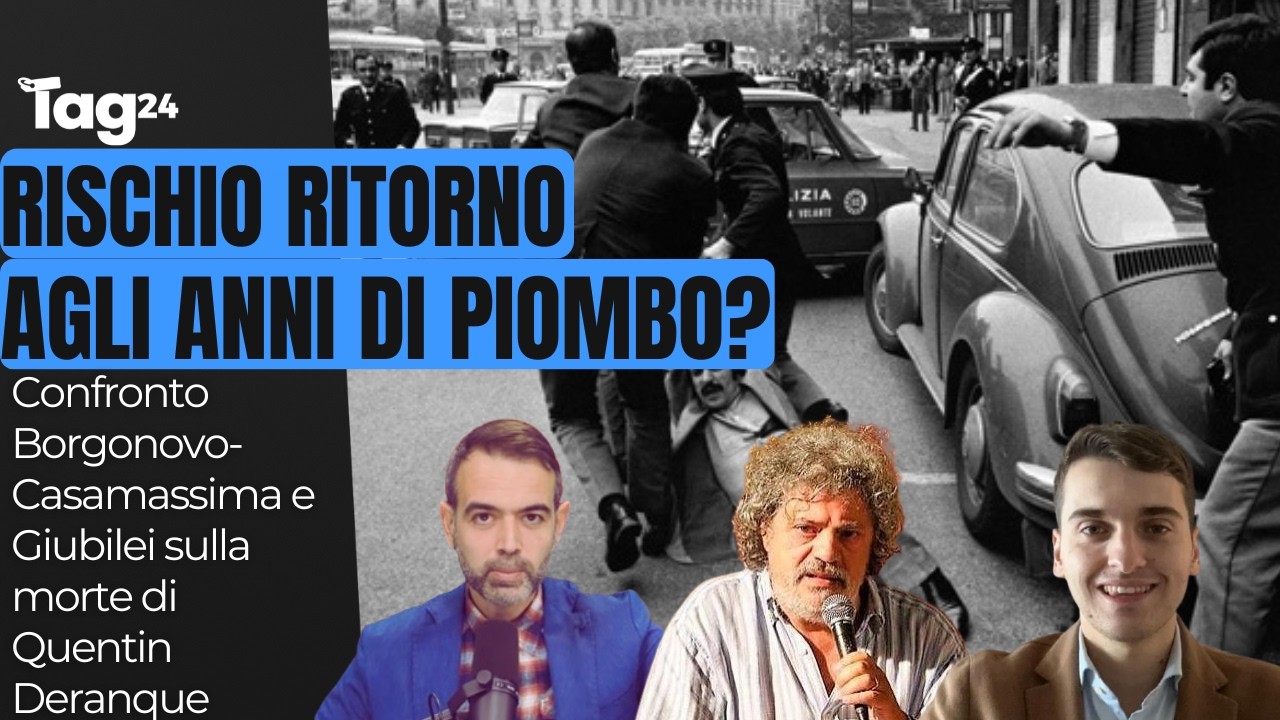 Violenza politica, rischio ritorno Anni di Piombo? Confronto Borgonovo-Pino Casamassima-Giubilei