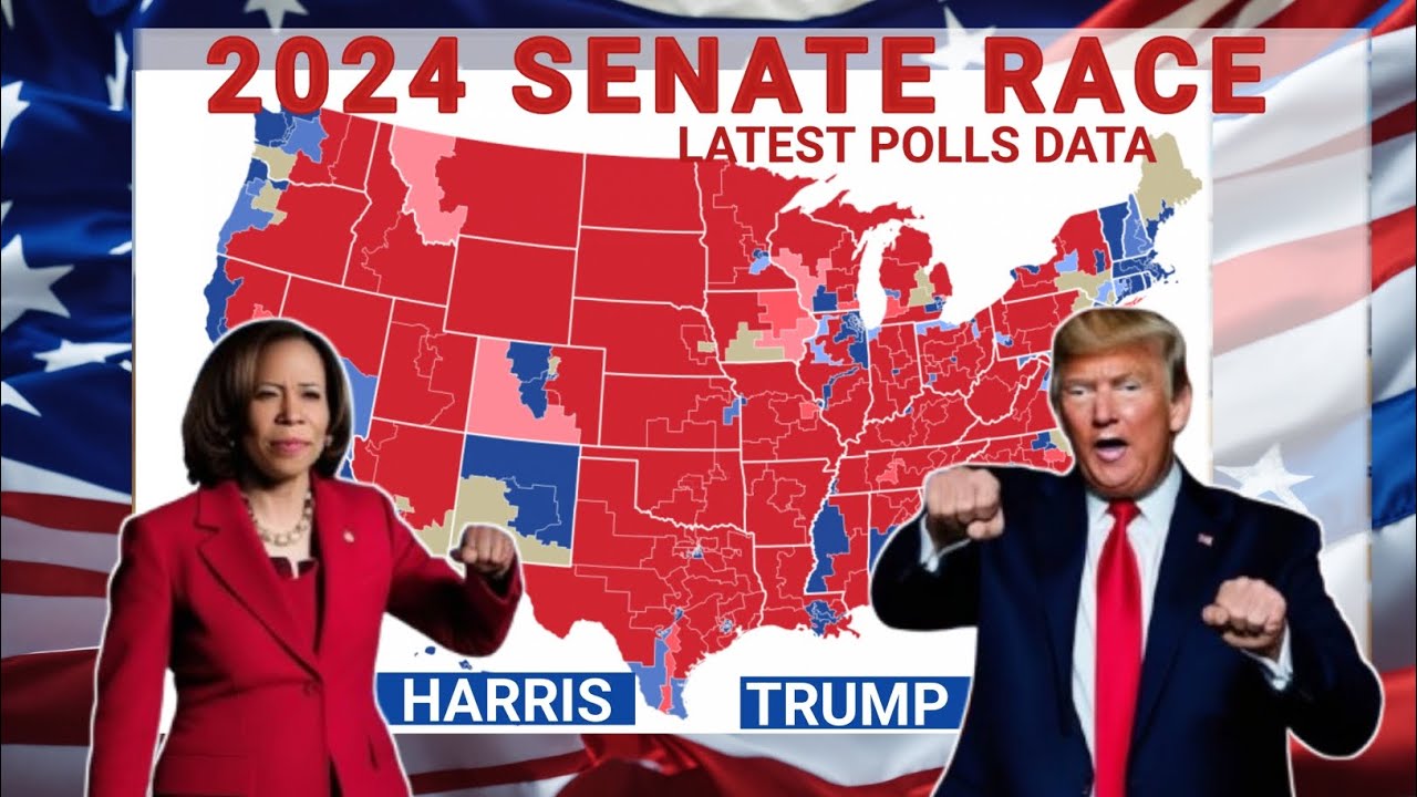 Democrat vs Republican: Updated 2024 US Senate Election Map According to Latest Polls!