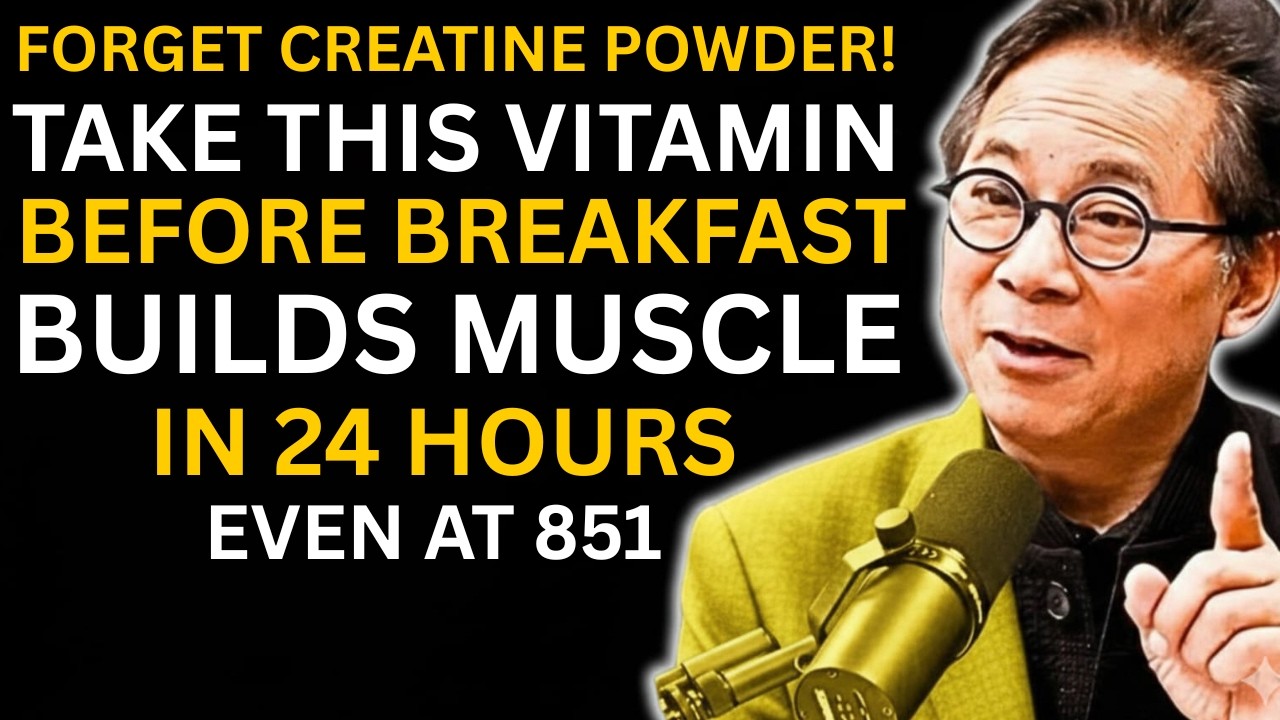 Forget Creatine Powder! Take These 2 Vitamins Before Breakfast to Rebuild Muscle in 24 Hours