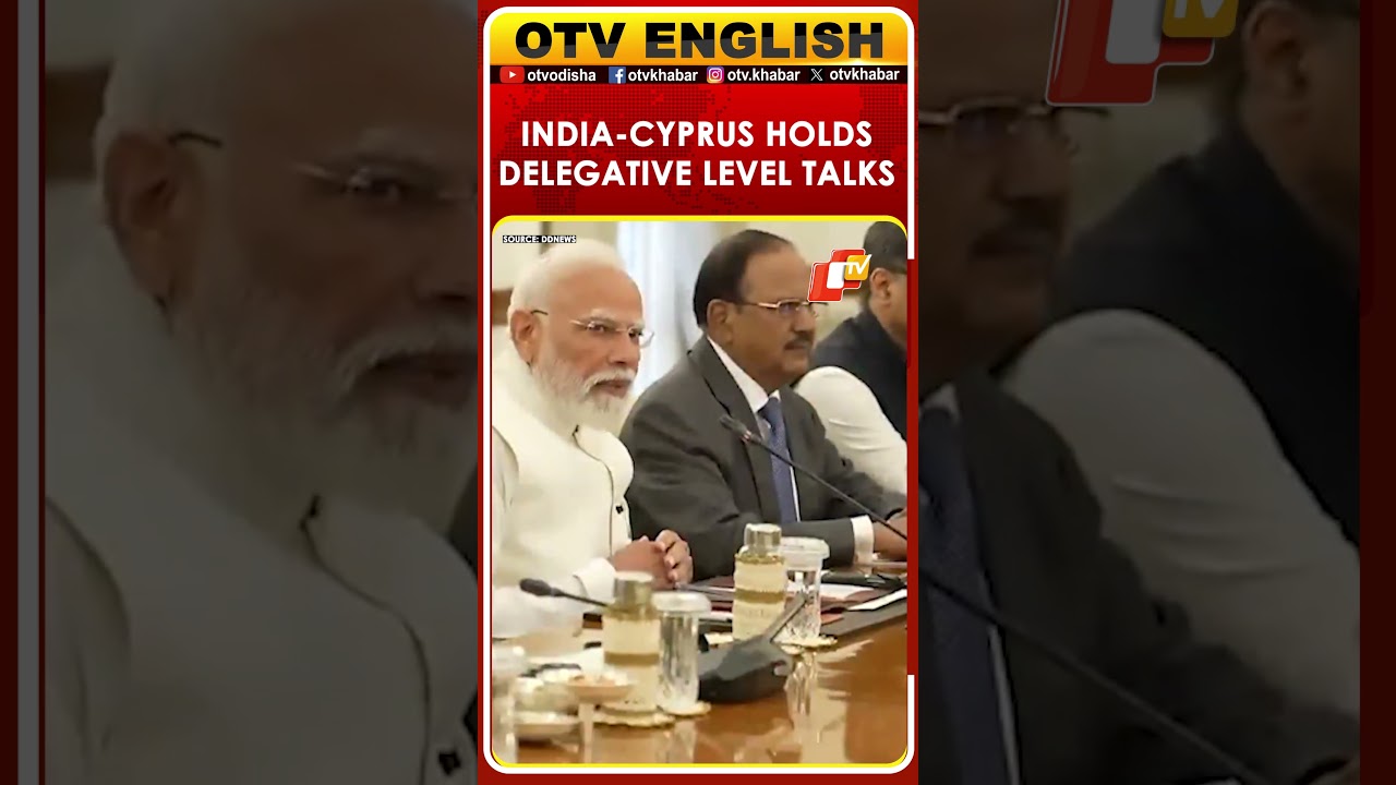 PM Modi Held Delegation-Level Talks With Cyprus President In Delhi