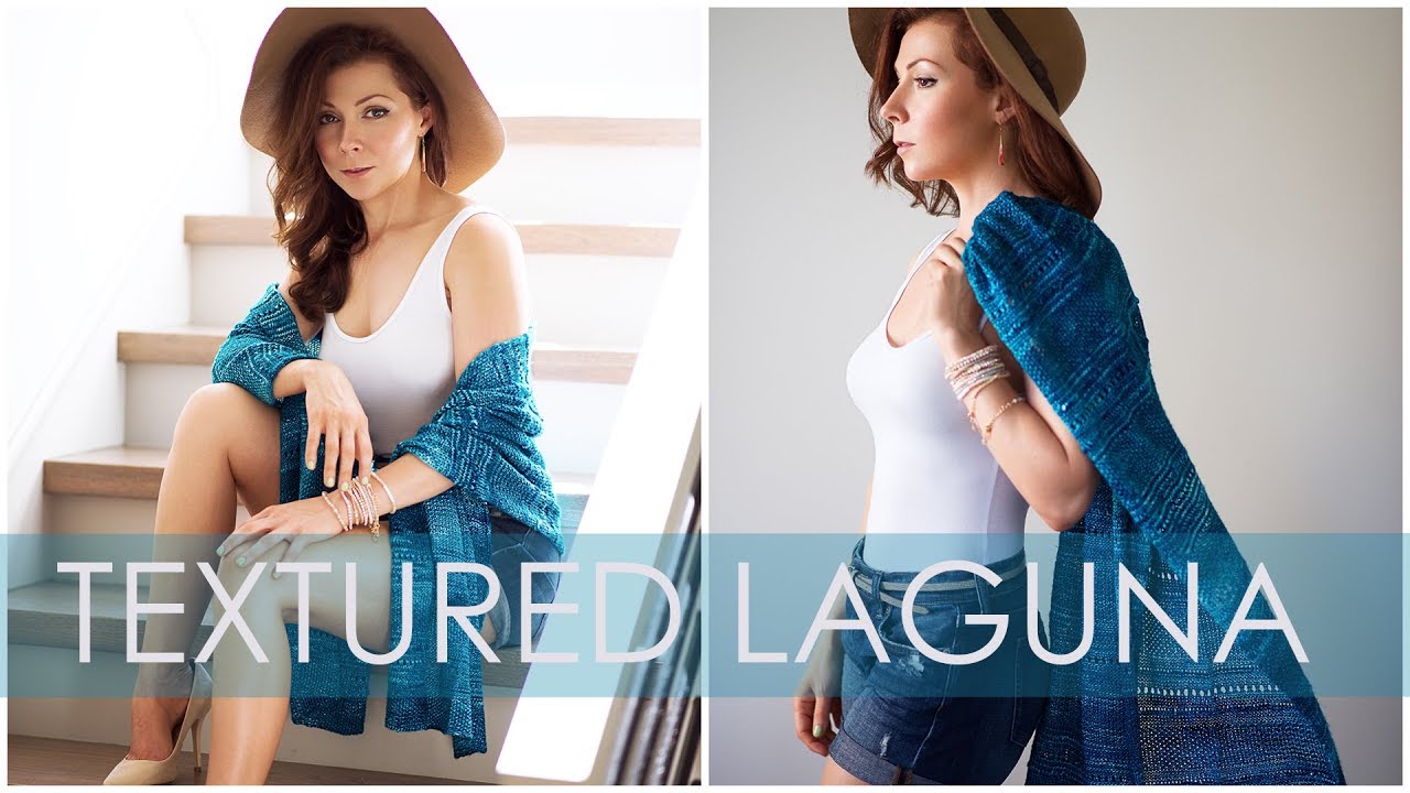 Как связать дорожную шаль в стиле бохо для начинающих — фактурная шаль «Лагуна»