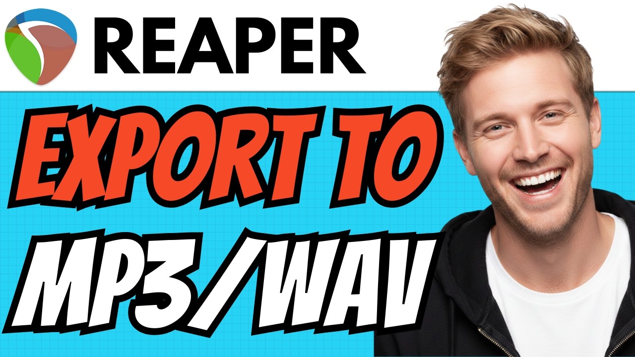 Как экспортировать проект REAPER в форматы MP3, WAV (быстро и легко) 2026