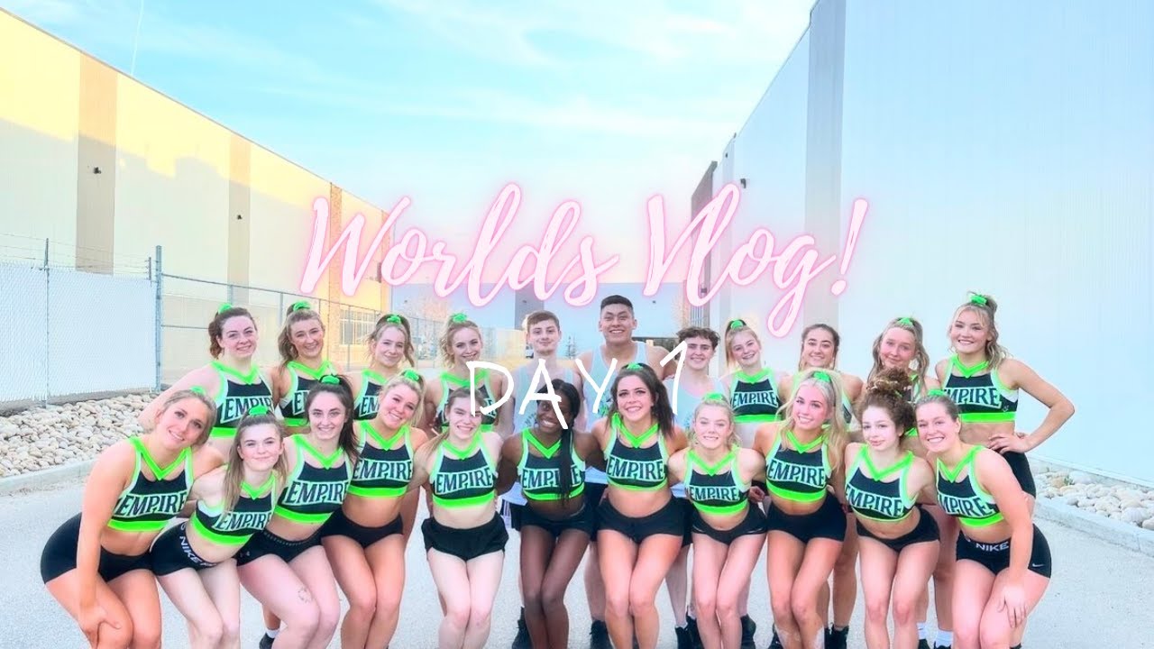 Travel to The Cheerleading Worlds with me!! | Worlds Vlog Day 1 | SYNERGY VLOG