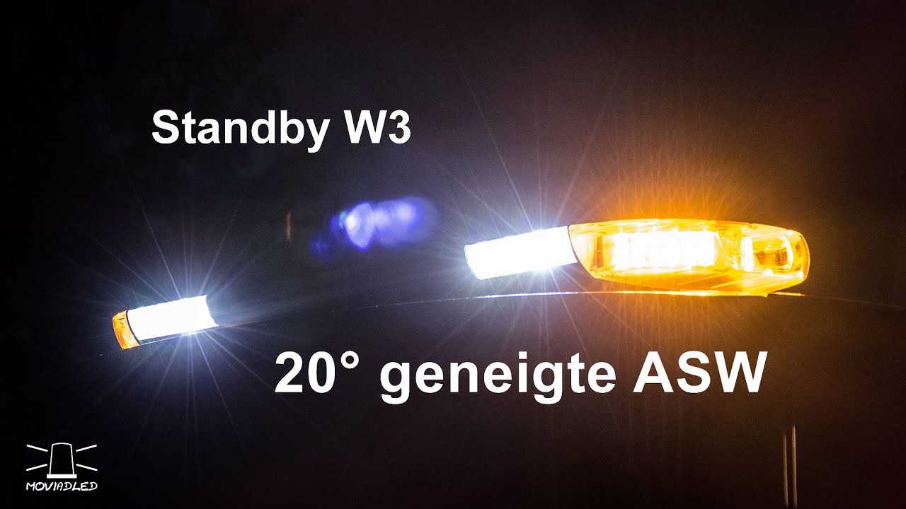 Standby W3 Warnbalken 20&deg; geneigte Arbeitsscheinwerfer