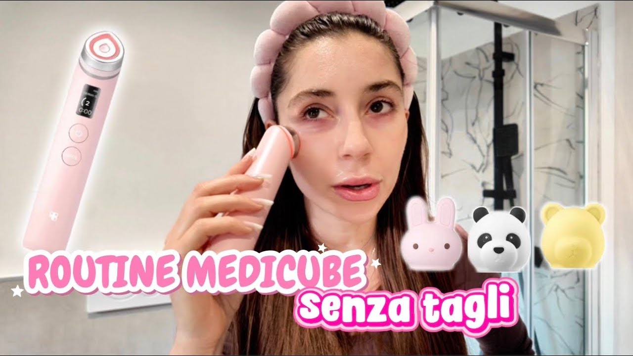 ROUTINE SENZA TAGLI CON MEDICUBE AGE-R BOOSTER PRO || e come fare con filler e botox 