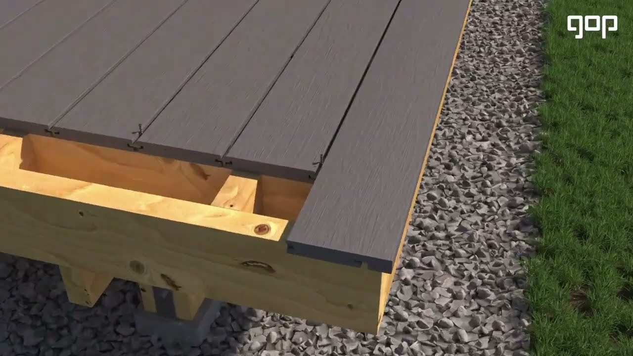 Sådan monterer du terrassegulv i trækomposit – Byg din terrasse med gop Woodlon trin for trin