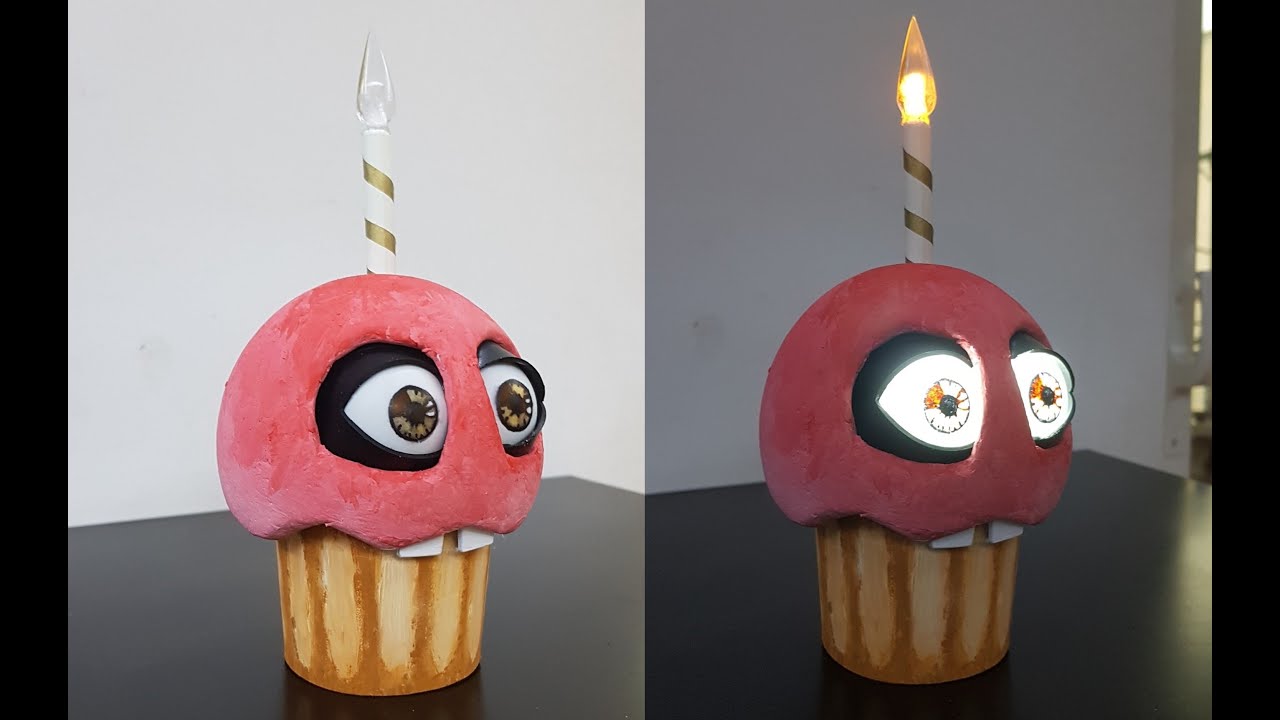 I made CHICA'S CUPCAKE FNAF DIY (Tutorial)