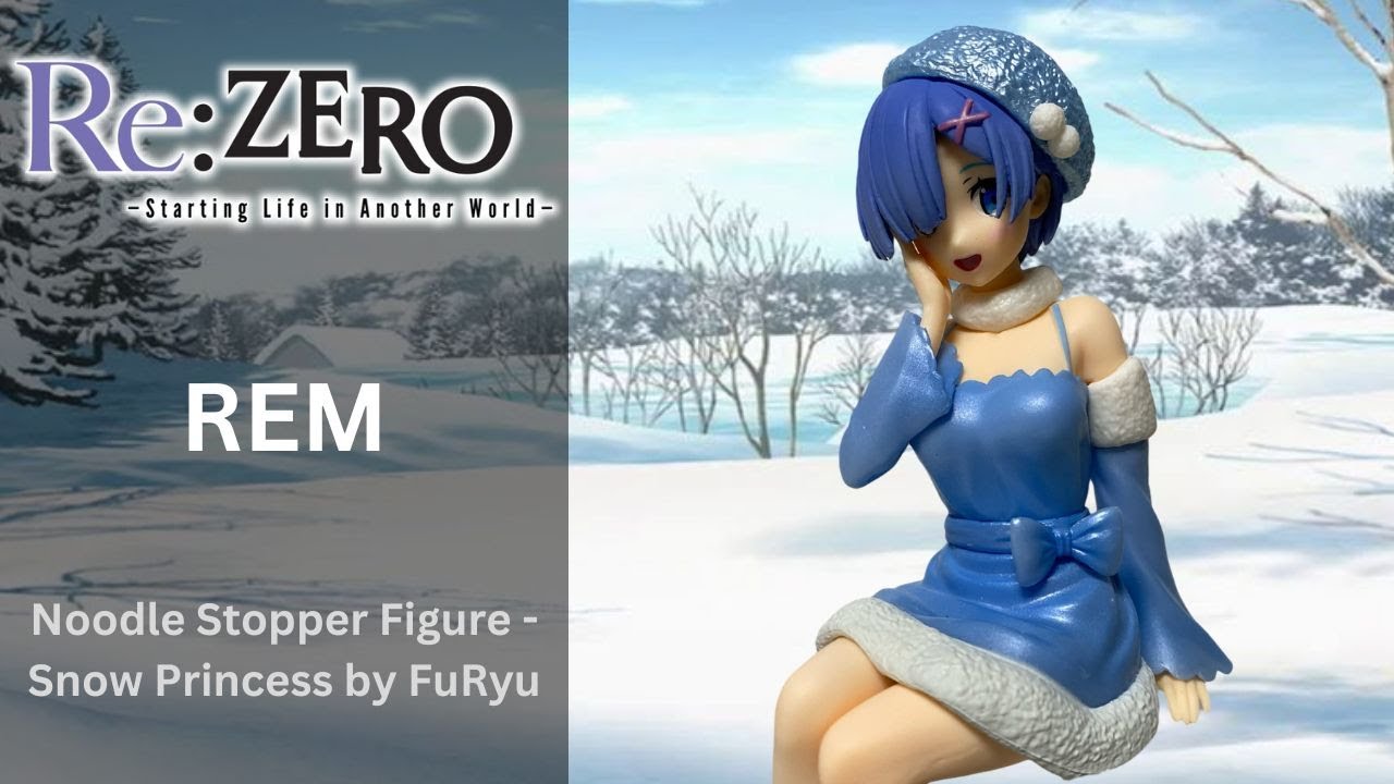 Re:Zero - Rem - Noodle Stopper Figure - Snow Princess by FuRyu - Figure Unboxing