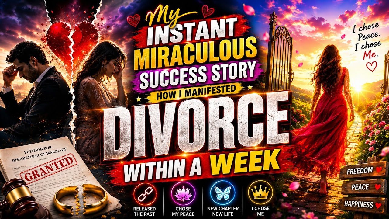My success story how i manifestated divorce within a week💟
