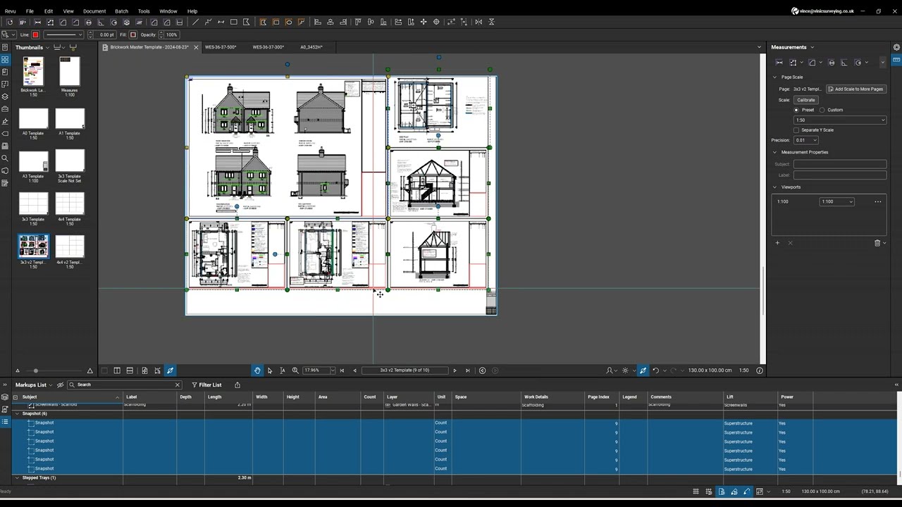 Bluebeam Revu - Using a Custom Template