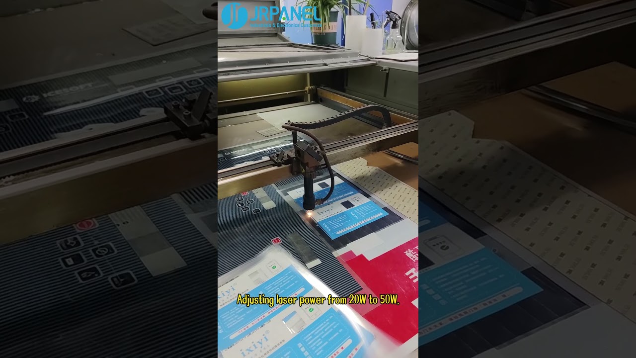 How We Laser Cut 6-Layer Membrane Switches | JRPanel&rsquo;s Precision Explained #MembraneSwitch