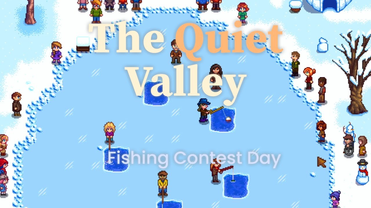 The Quiet Valley - EP 11 | Fishing Contest Day 🌊 | Stardew Valley No Commentary Relaxing Gameplay