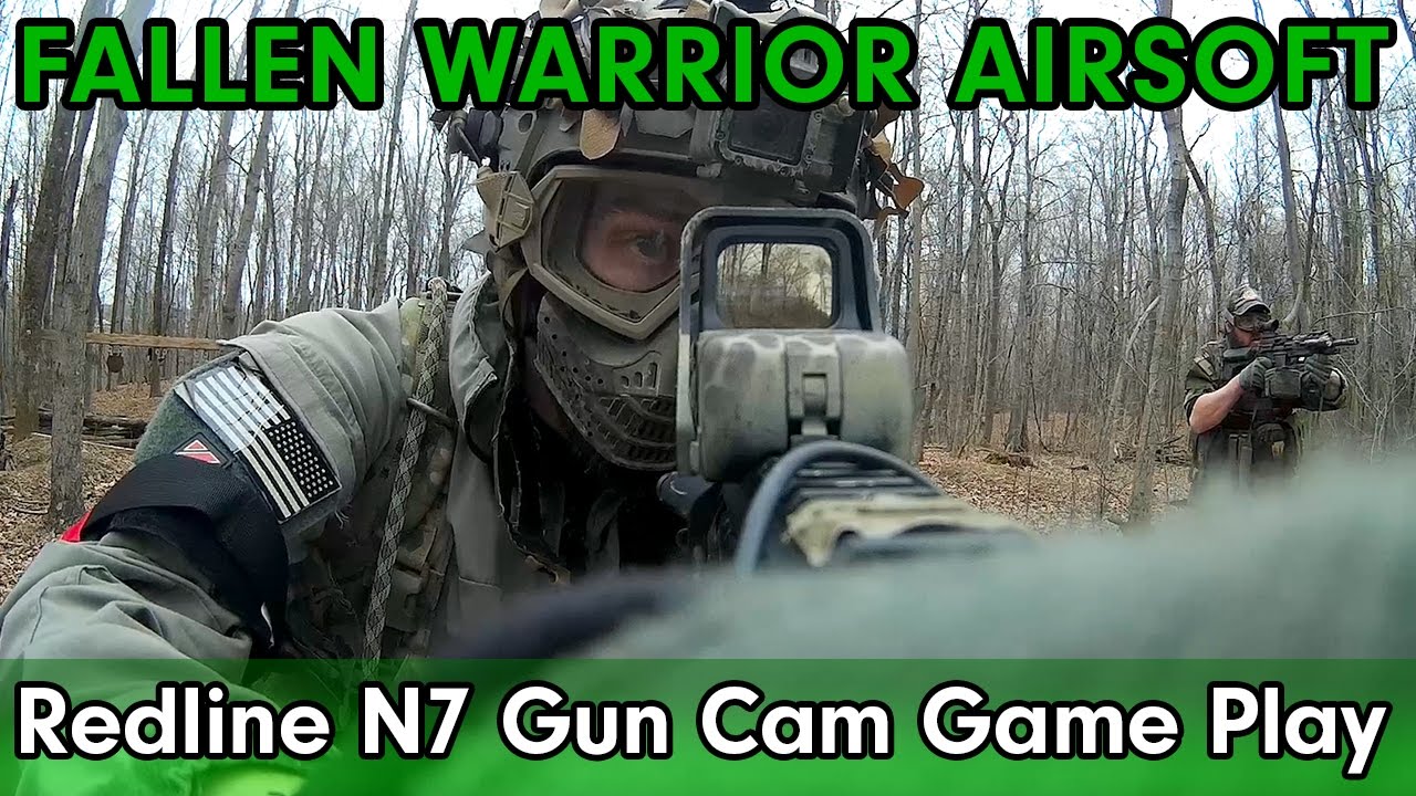 Redline N7 Gun Cam Game Play - Fallen Warrior Airsoft