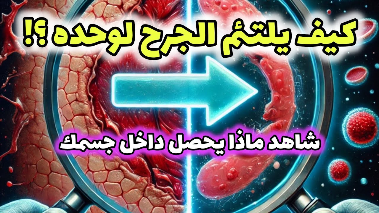 كيف يلتئم الجرح لوحده بشكل تلقائي ؟!