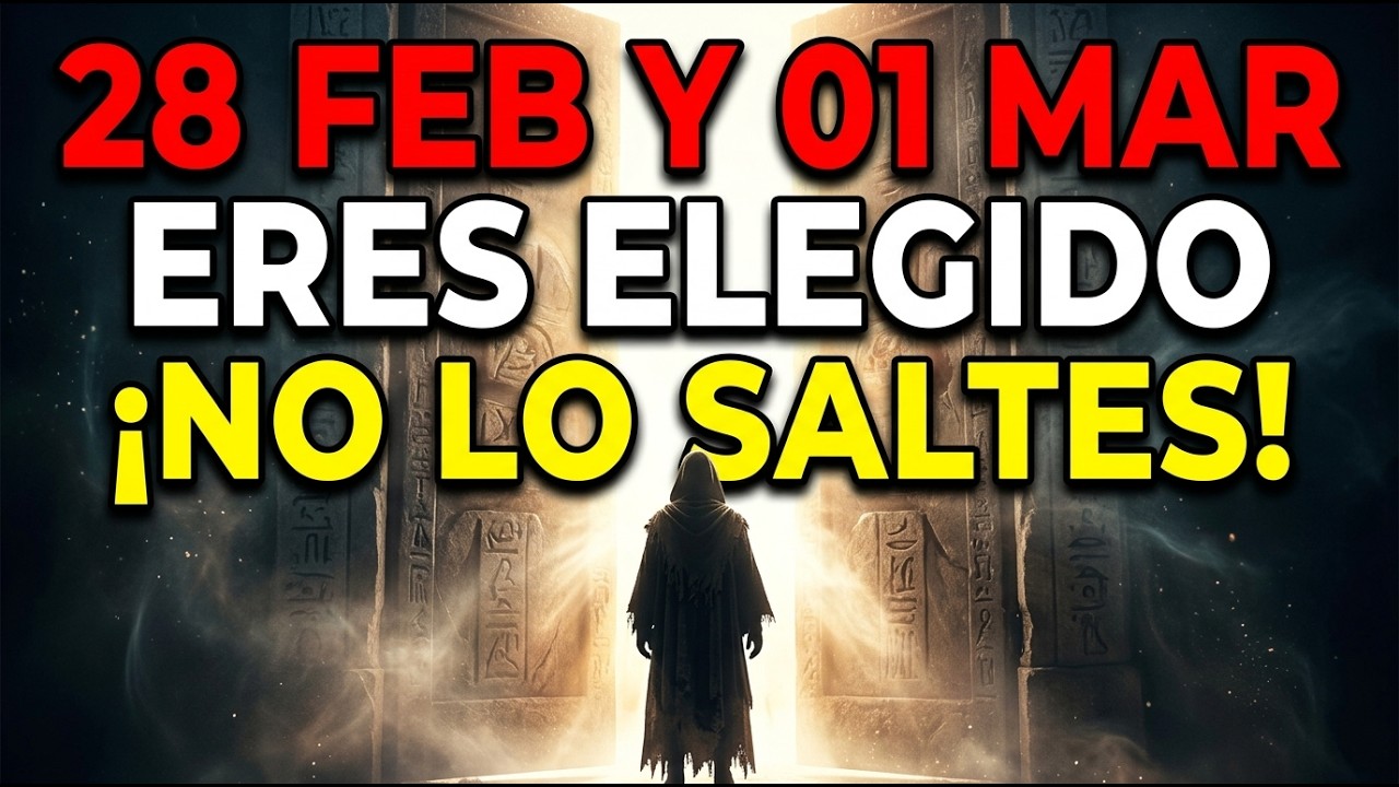 MIGUEL: ELEGIDO 28 FEBRERO, DIOS ENVIO ESTO PARA TI. SI LO SALTAS, RENUNCIAS A TU MILAGRO HASTA