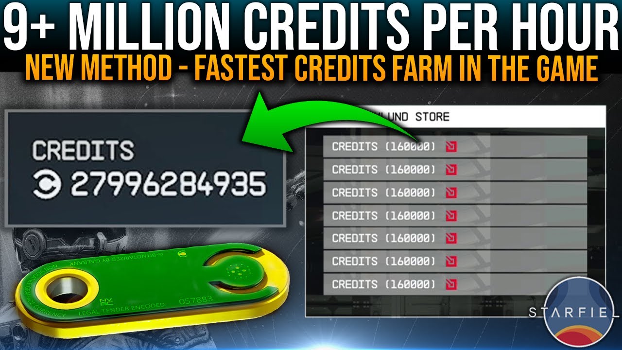 Starfield GLITCH: 9+ MILLION CREDITS per HOUR EASY NEW Method - Fastest MONEY Making Farm Guide