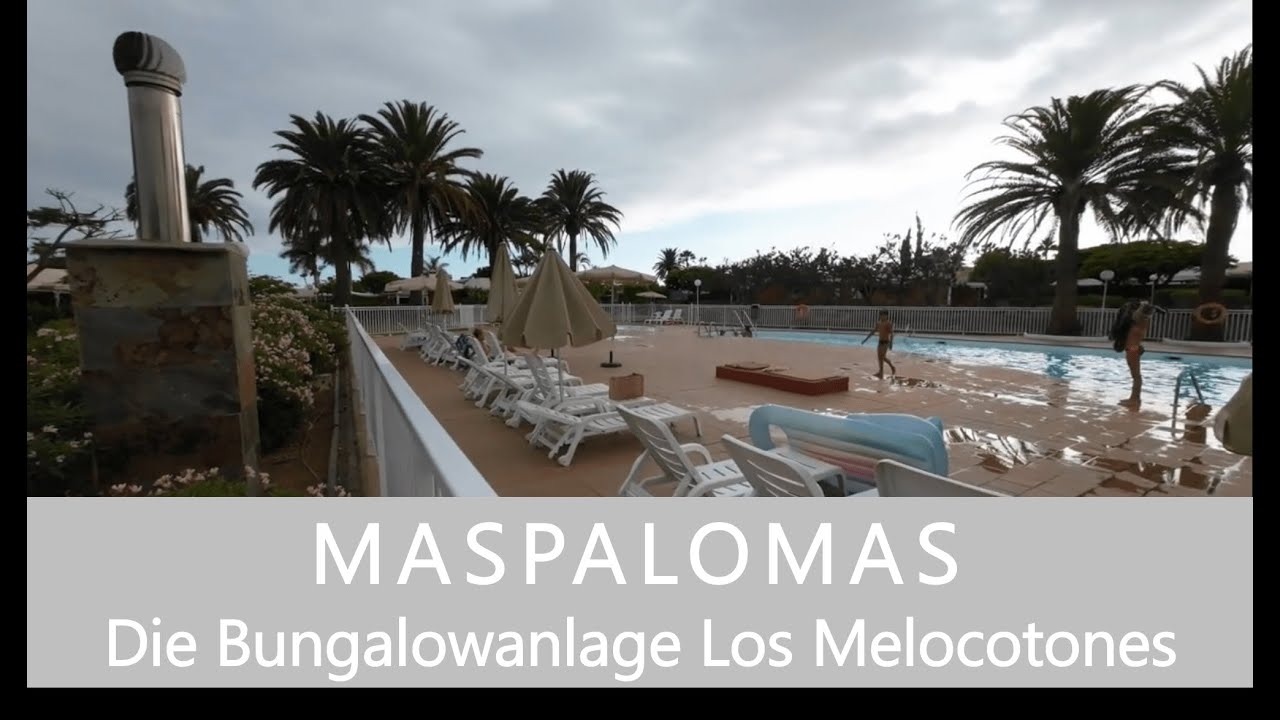 GRAN CANARIA / MASPALOMAS Die schöne Bungalowanlage Los Melocotones